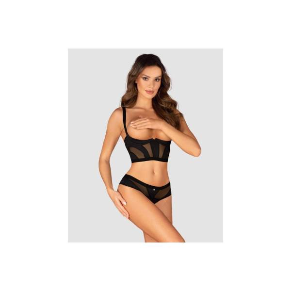 Chic Amoria ensemble ouvert - Noir